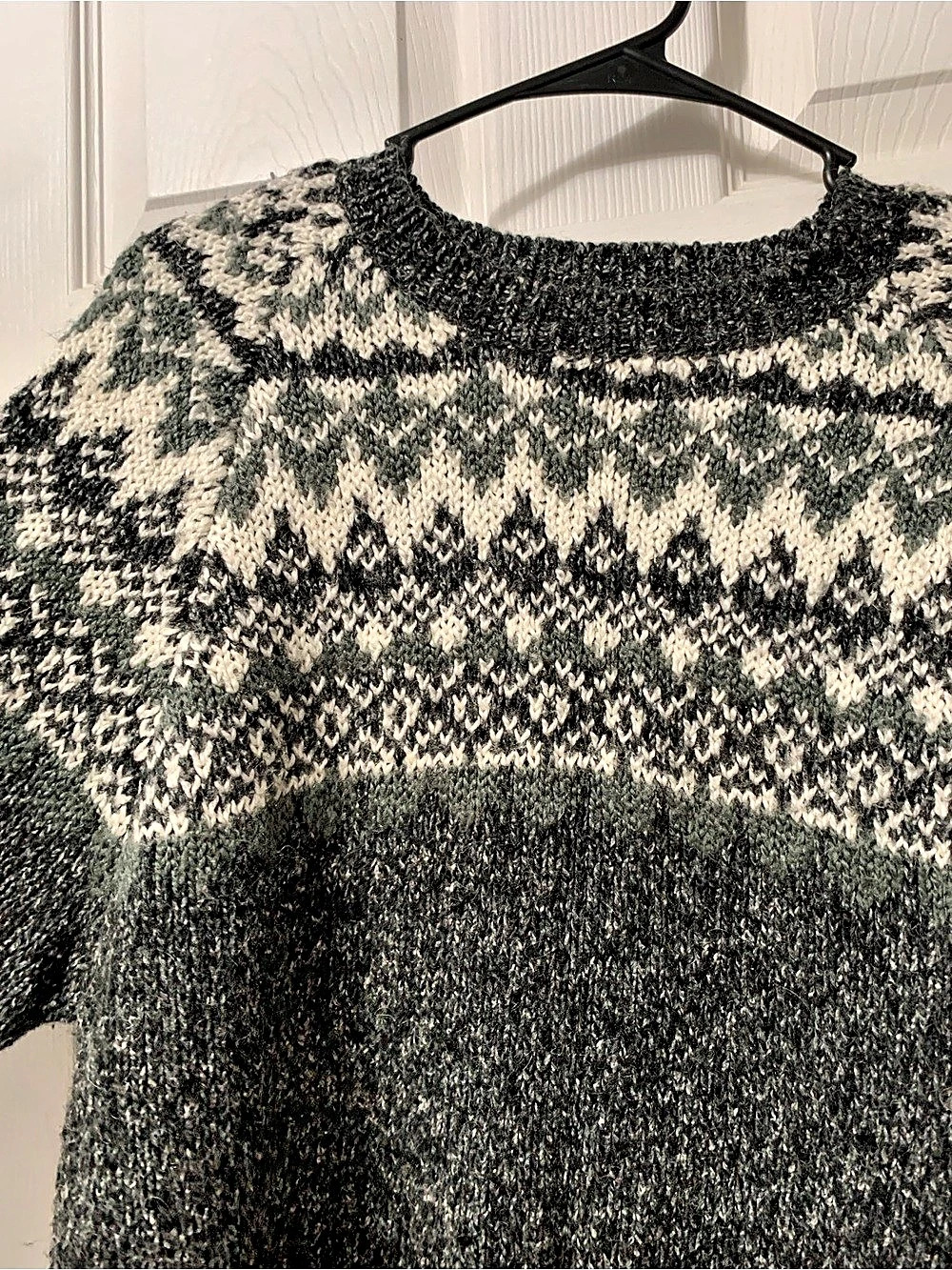 D.D. Sloane Women's Fair Isle Crewneck Sweater Size Large - Picture 3 of 5